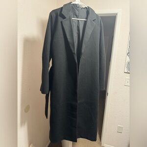 H&M Divided Black Long Jacket